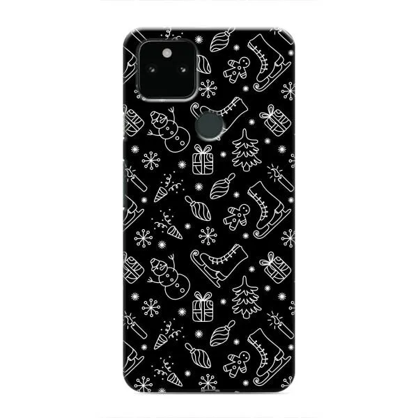 Чохол з принтом «Новорічний фон» для Google Pixel 4a 5G Чохол з принтом «Новорічний фон» для Google Pixel 4a 5G