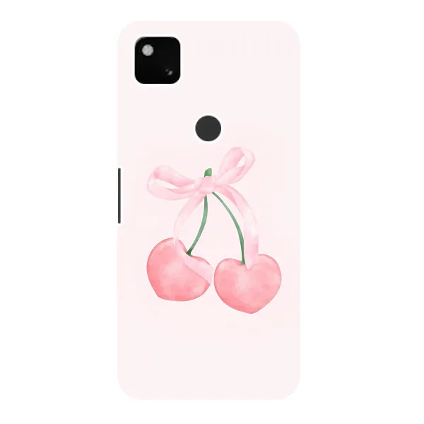 Чехол с принтом «Розовые вишни» для Google Pixel 4a