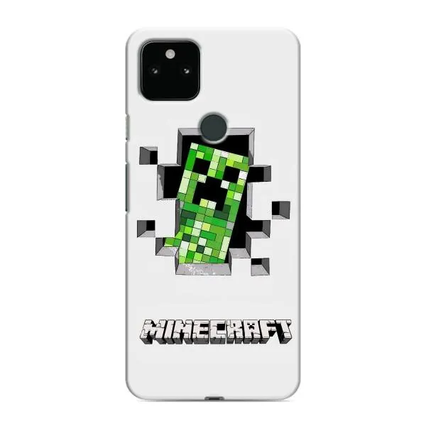 Чохол з принтом «кріпер Майнкрафт» для Google Pixel 5