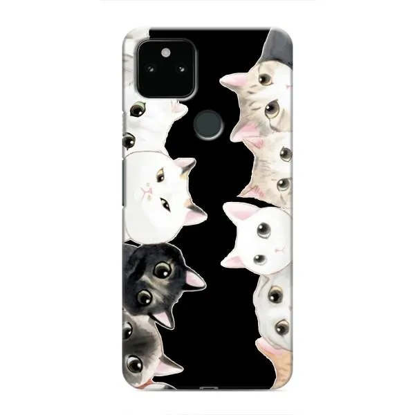 Чохол з принтом «Погляд котиків» для Google Pixel 5