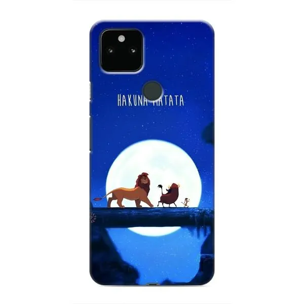 Чохол з принтом «Хакуна Матата» для Google Pixel 5