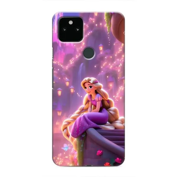 Чохол з принтом «Рапунцель у замку» для Google Pixel 5