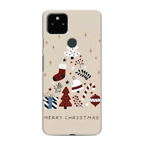 Чохол з принтом «Merry Christmas» для Google Pixel 5