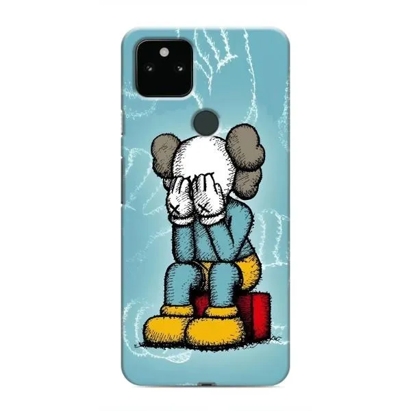 Чохол з принтом «Плач Bearbrick» для Google Pixel 5a 5G