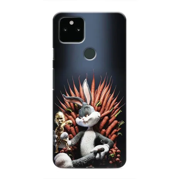 Чохол з принтом «Король Кролик» для Google Pixel 5a 5G