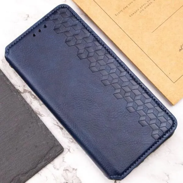 Кожаный чехол-книжка GETMAN Cubic (PU) для Google Pixel 6 Pro — Синий — фото 5 Кожаный чехол-книжка GETMAN Cubic (PU) для Google Pixel 6 Pro — Синий — фото 5