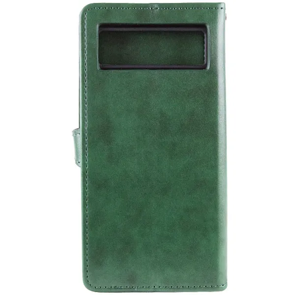 Кожаный чехол-книжка GETMAN Gallant (PU) для Google Pixel 6 Pro — Зеленый — фото 2