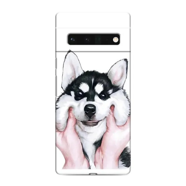 Чохол з принтом «Радісний Хаскі» для Google Pixel 6 Pro