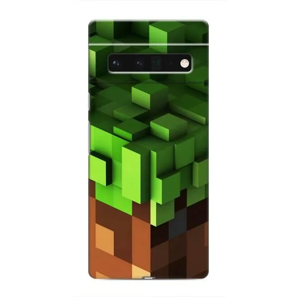 Чехол с принтом «текстура Майнкрафт» для Google Pixel 6 Pro Чехол с принтом «текстура Майнкрафт» для Google Pixel 6 Pro