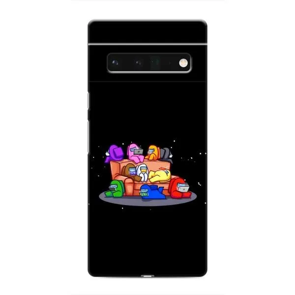 Чехол с принтом «Амонг-ас» для Google Pixel 6 Pro Чехол с принтом «Амонг-ас» для Google Pixel 6 Pro