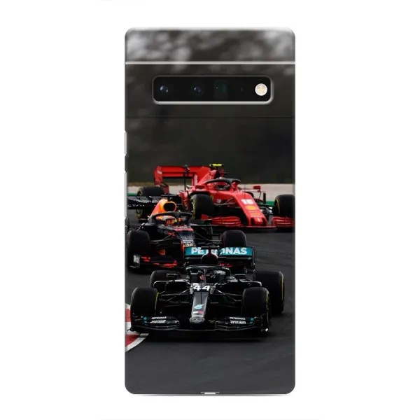 Чехол с принтом «Гонка Формула 1» для Google Pixel 6 Pro Чехол с принтом «Гонка Формула 1» для Google Pixel 6 Pro
