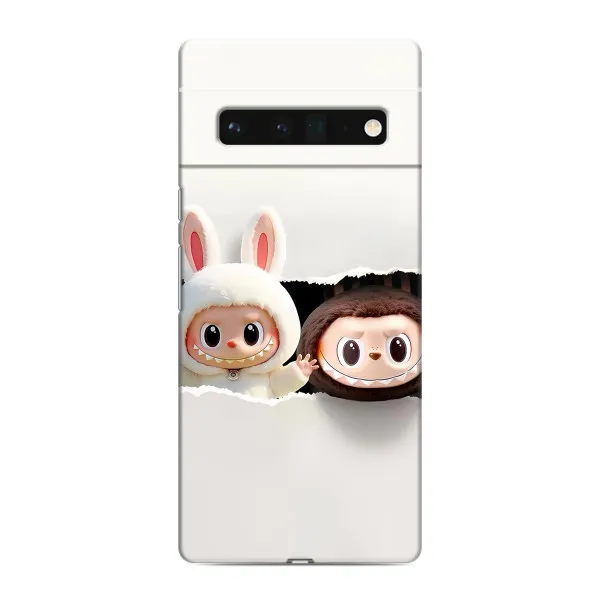 Чохол з принтом «Лабубу» для Google Pixel 6 Pro