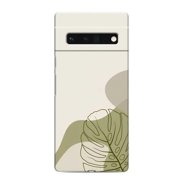 Чехол с принтом «Зеленая монстера дизайн» для Google Pixel 6 Pro Чехол с принтом «Зеленая монстера дизайн» для Google Pixel 6 Pro