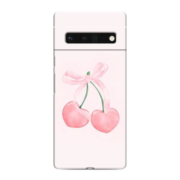 Чехол с принтом «Розовые вишни» для Google Pixel 6 Pro Чехол с принтом «Розовые вишни» для Google Pixel 6 Pro