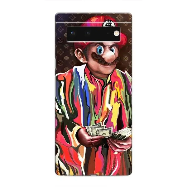 Чохол з принтом «Mario LV» для Google Pixel 6