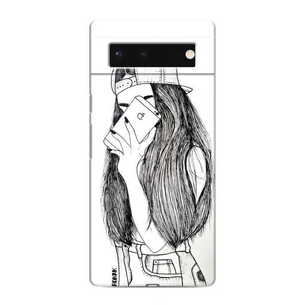 Чохол з принтом «Фото дівчини» для Google Pixel 6