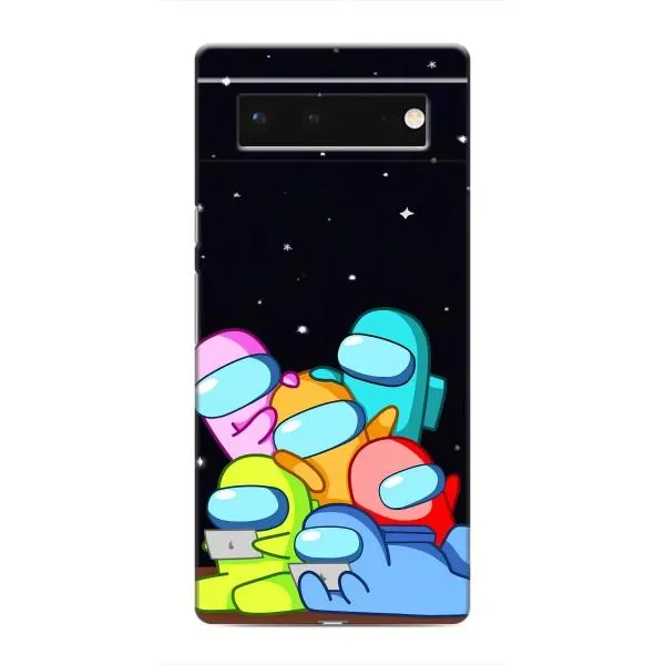 Чохол з принтом «Скіни в космосі» для Google Pixel 6