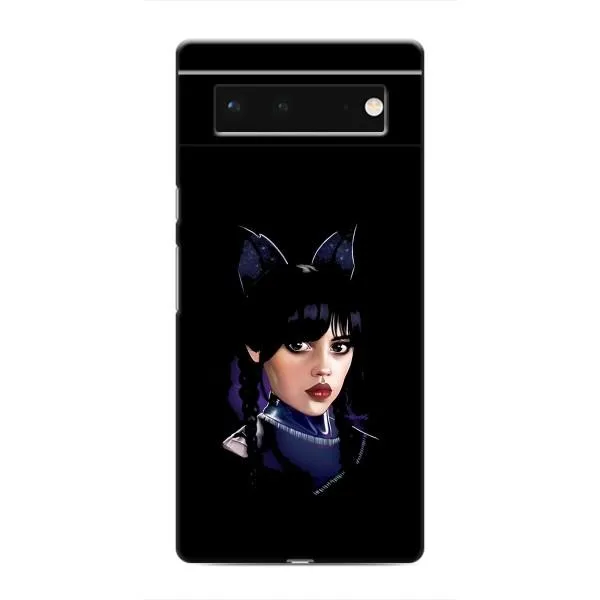 Чохол з принтом «серйозна Венздей» для Google Pixel 6