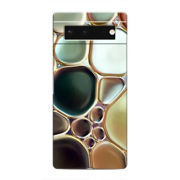Чохол з принтом «Радужний Мрамор» для Google Pixel 6