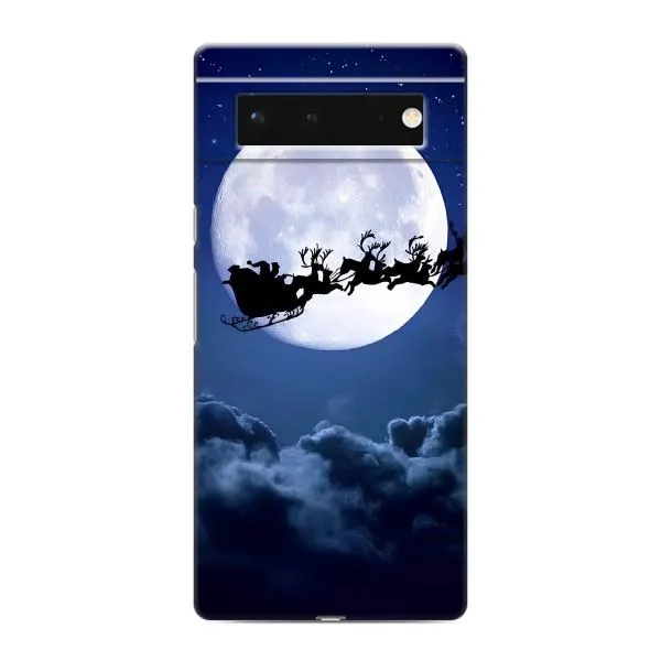 Чохол з принтом «Санта - місяць» для Google Pixel 6