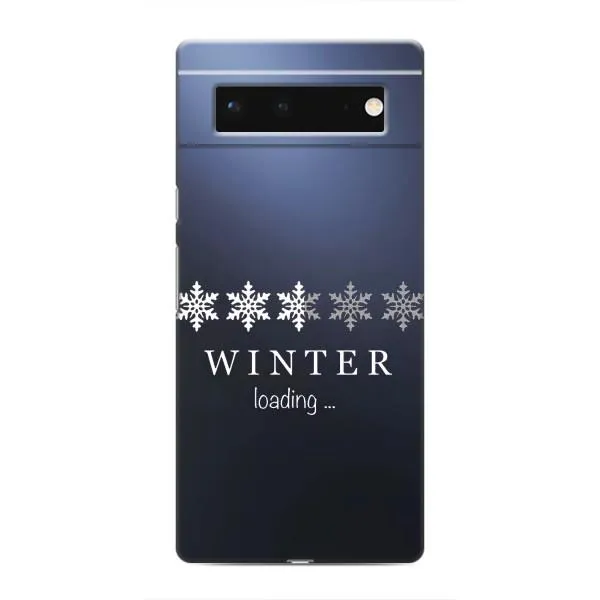 Чохол з принтом «Winter loading» для Google Pixel 6