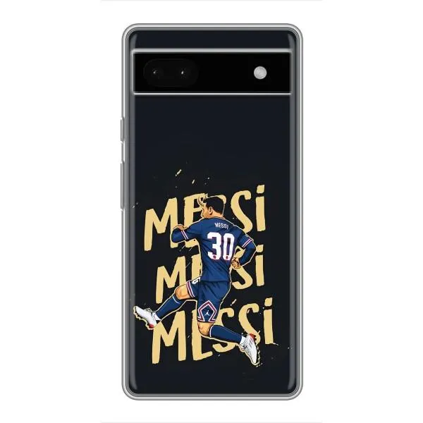Чохол з принтом «Messi ПСЖ» для Google Pixel 6a