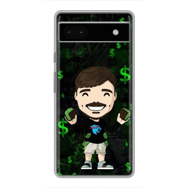 Чехол с принтом «Блогер Beast» для Google Pixel 6a