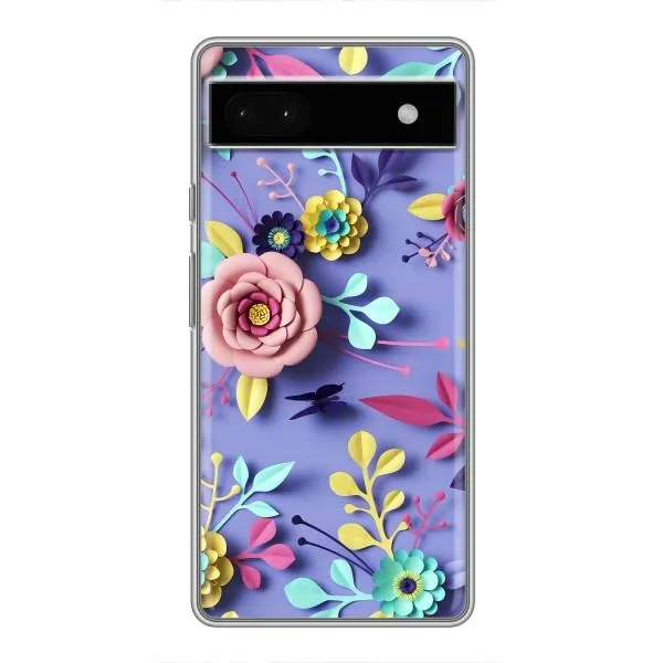 Чехол с принтом «Цветочный дизайн» для Google Pixel 6a