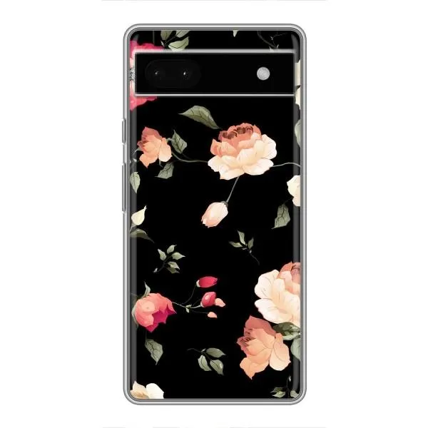 Чехол с принтом «Розочки» для Google Pixel 6a