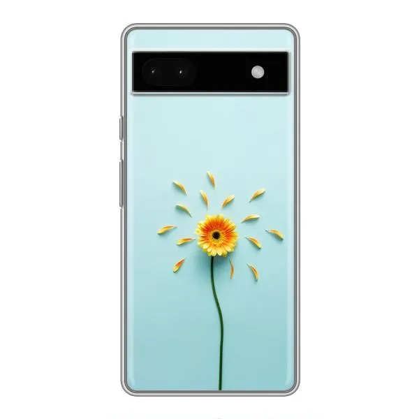 Чехол с принтом «Желтый цветок» для Google Pixel 6a