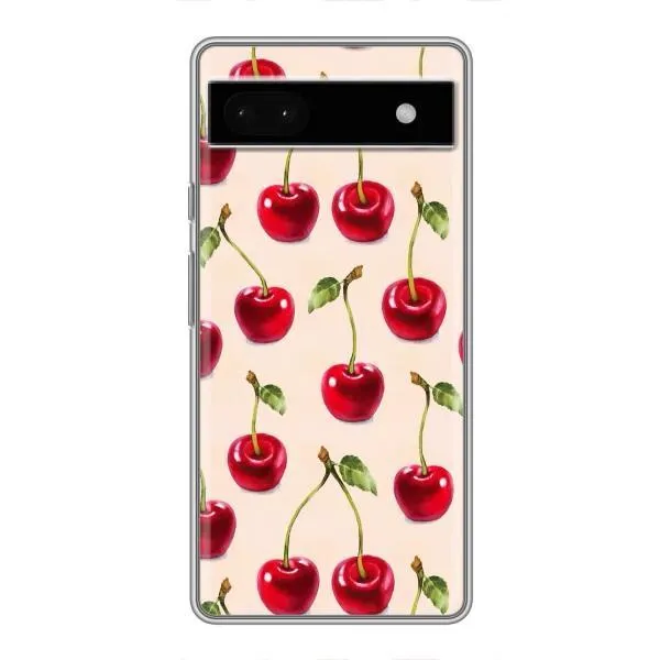 Чехол с принтом «Вишня» для Google Pixel 6a