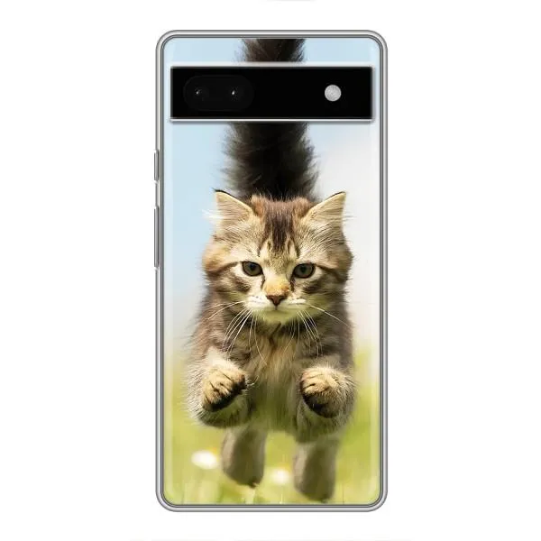 Чохол з принтом «Прижок кота» для Google Pixel 6a Чохол з принтом «Прижок кота» для Google Pixel 6a
