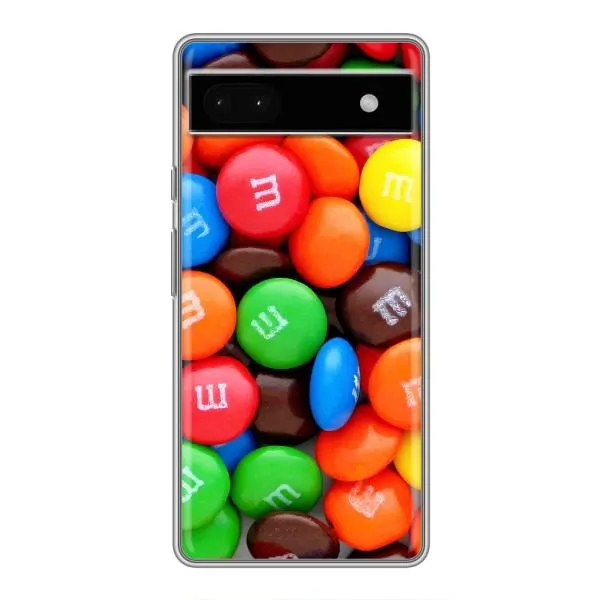 Чехол с принтом «MM's» для Google Pixel 6a