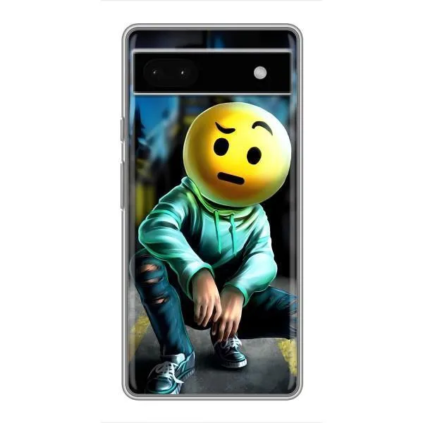 Чехол с принтом «Парень смайл» для Google Pixel 6a