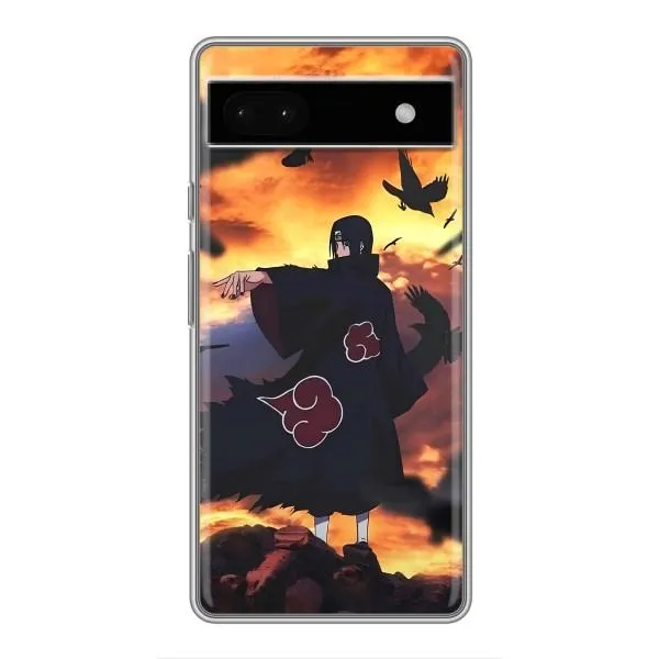 Чехол с принтом «Итачи с воронами» для Google Pixel 6a Чехол с принтом «Итачи с воронами» для Google Pixel 6a