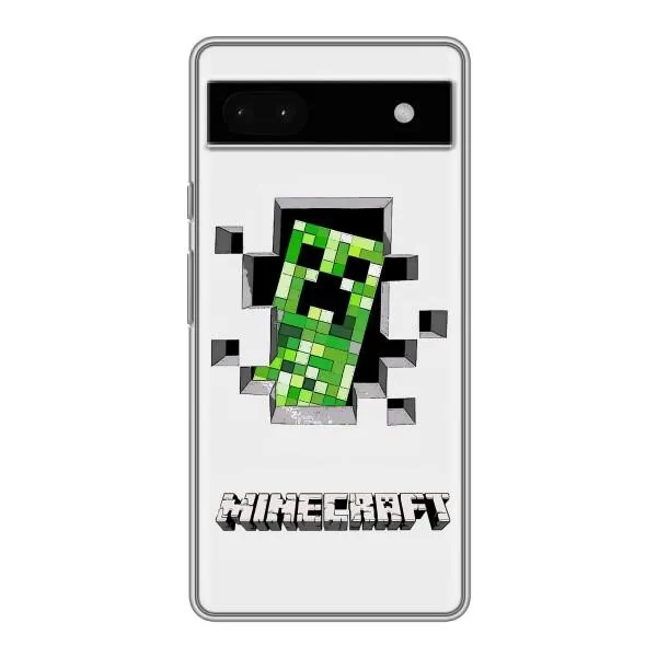 Чохол з принтом «кріпер Майнкрафт» для Google Pixel 6a Чохол з принтом «кріпер Майнкрафт» для Google Pixel 6a