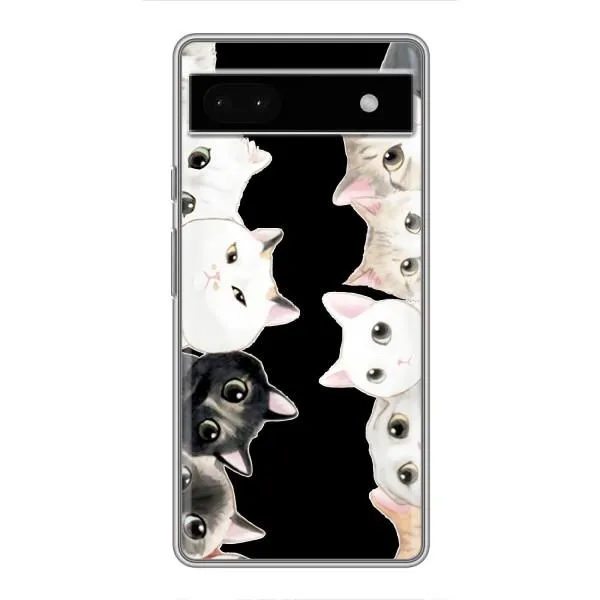Чехол с принтом «Взгляд котов» для Google Pixel 6a