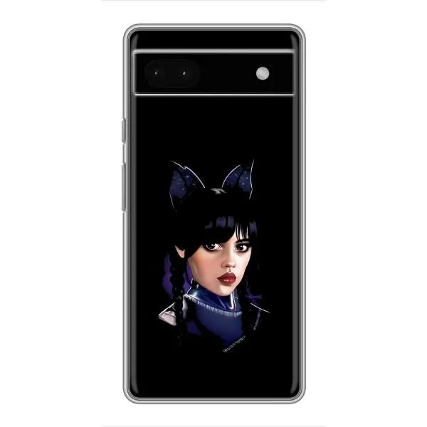 Чохол з принтом «серйозна Венздей» для Google Pixel 6a