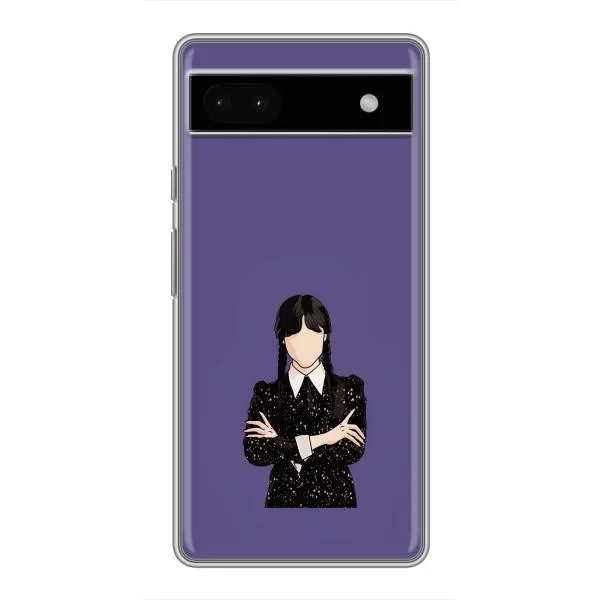 Чохол з принтом «Венздей у чорному» для Google Pixel 6a