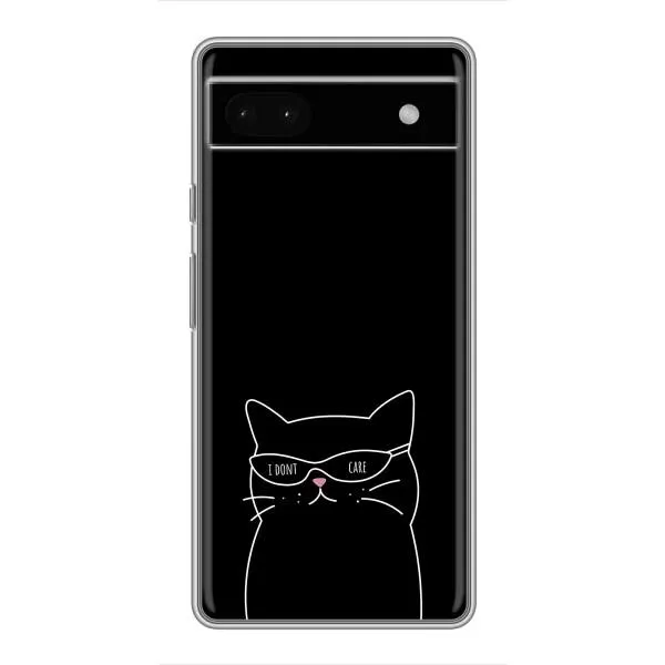 Чохол з принтом «Байдужий кіт» для Google Pixel 6a