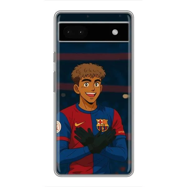 Чохол з принтом «Футболіст Ямаль» для Google Pixel 6a Чохол з принтом «Футболіст Ямаль» для Google Pixel 6a