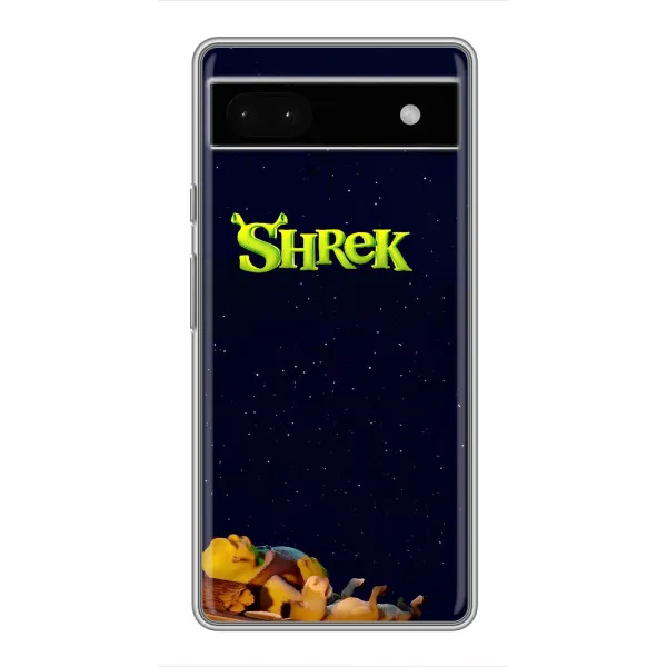 Чохол з принтом «Відпочиваючий Шрек» для Google Pixel 6a