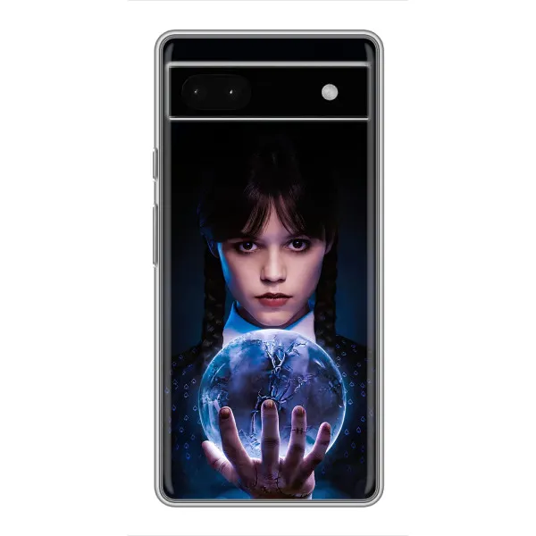 Чохол з принтом «Магічна сфера Венздей» для Google Pixel 6a Чохол з принтом «Магічна сфера Венздей» для Google Pixel 6a