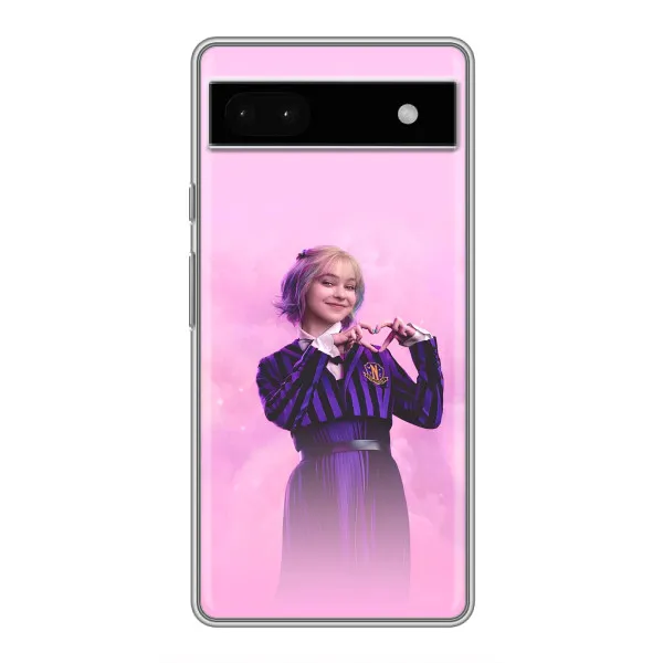 Чохол з принтом «Яскрава Енід Венздей» для Google Pixel 6a Чохол з принтом «Яскрава Енід Венздей» для Google Pixel 6a