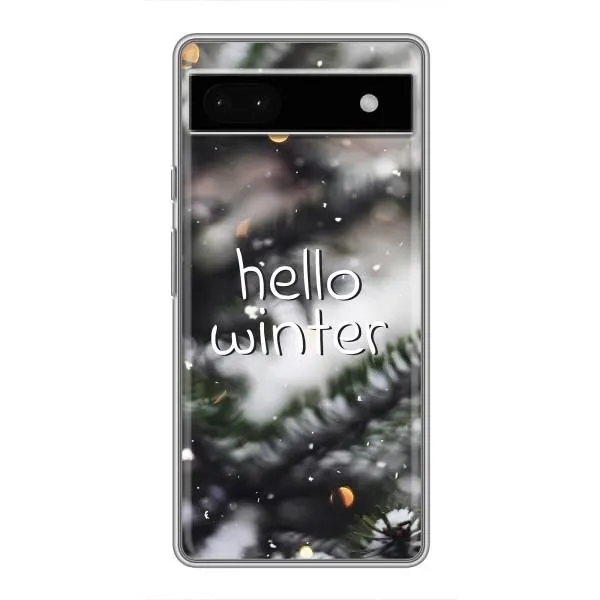 Чехол с принтом «Hello winter» для Google Pixel 6a Чехол с принтом «Hello winter» для Google Pixel 6a