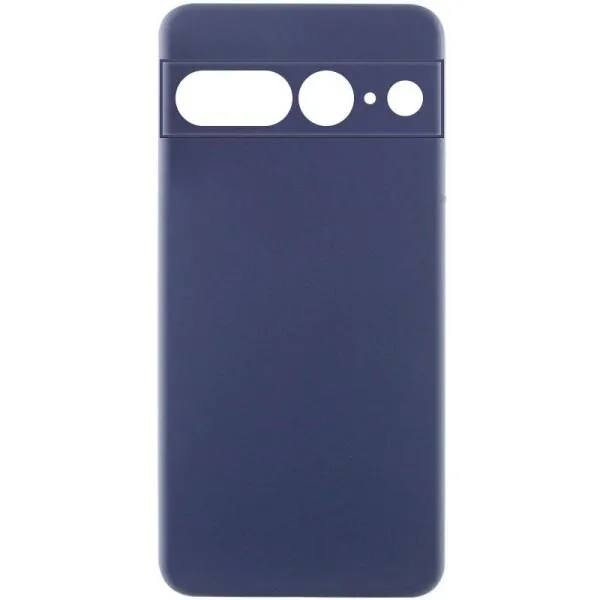 Чехол TPU GETMAN Liquid Silk Full Camera для Google Pixel 7 Pro — Синий — фото 1