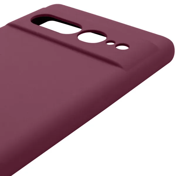 Чохол Silicone Cover Lakshmi Full Camera (AAA) для Google Pixel 7 Pro — Бордовий — фото 4 Чохол Silicone Cover Lakshmi Full Camera (AAA) для Google Pixel 7 Pro — Бордовий — фото 4