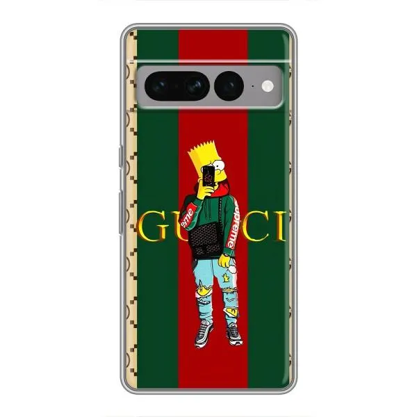 Чехол с принтом «Барт ГУЧЧИ» для Google Pixel 7 Pro
