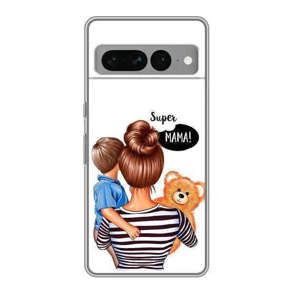 Чохол з принтом «Мама з синочком» для Google Pixel 7 Pro Чохол з принтом «Мама з синочком» для Google Pixel 7 Pro