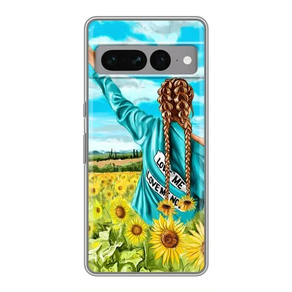 Чохол з принтом «Україночка» для Google Pixel 7 Pro